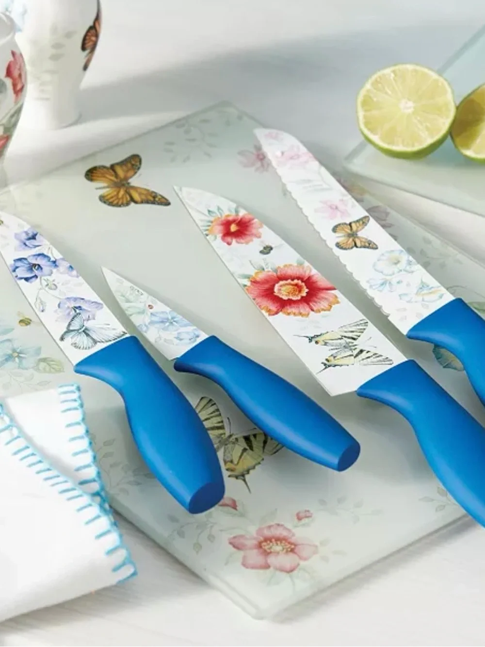 Lenox Butterfly Meadow Kitchen Knives | Set of 4 | New Kitchen Collection | New